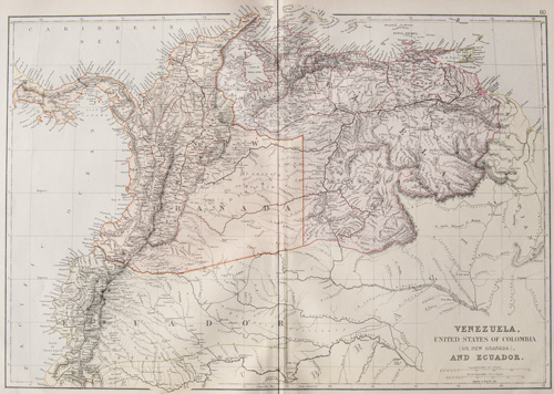 Venezuela, United States of Columbia (or New Granada) and Ecuador 1882